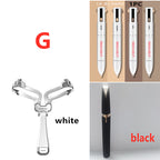 Digitaldistribution375 eyebrow set includes a white metal stencil tool and multi-function brow contouring pens.