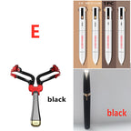 Eyebrow shaping set with a foldable black/red stencil, a multi-use makeup pen, and a black trimmer tool.