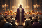 Decoding the Day of Atonement – White Haired Christ with Menorah