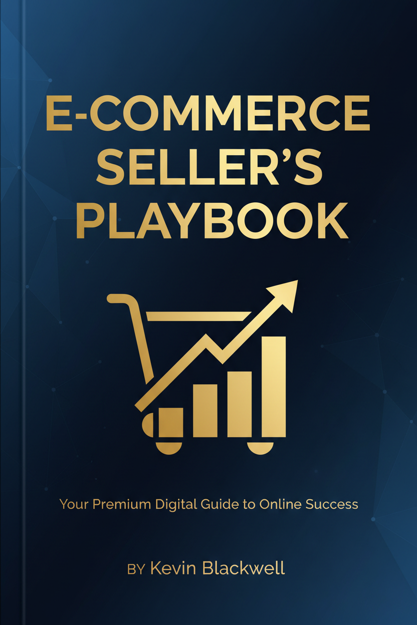 E-commerce Seller's Playbook eBook Cover by Kevin Blackwell