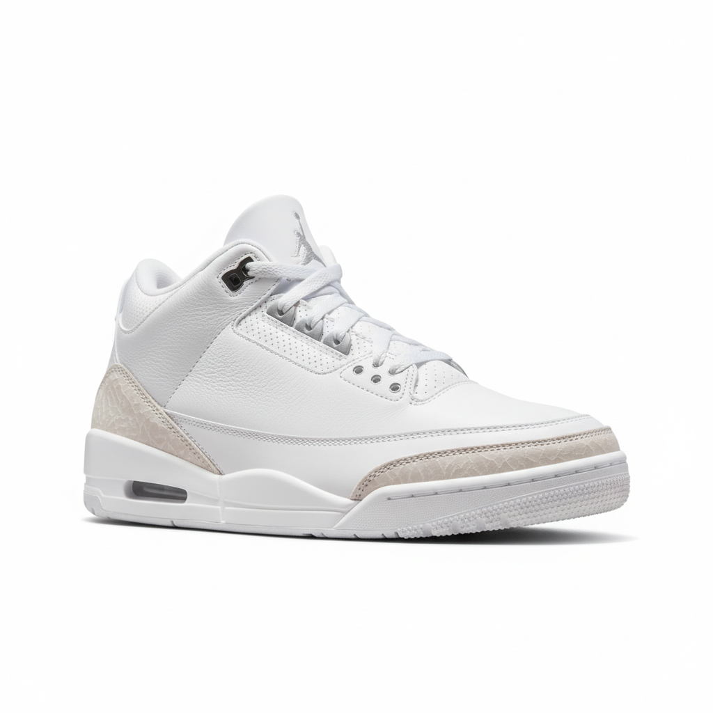 Air Jordan 3 Retro on white background