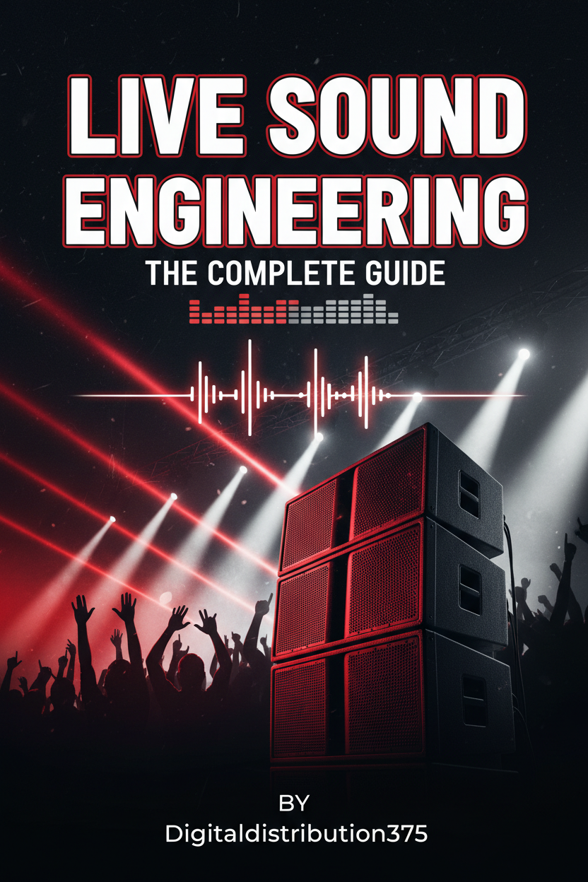 Live Sound Engineering Complete Guide eBook Cover by Digitaldistribution375