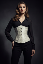 Jacquard Belt Clip Court Corset