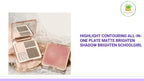 Highlight Contouring All-in-one Plate Matte Brighten Shadow Brighten Schoolgirl by@Outfy