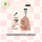 Ultra Thin Precision Makeup Brush - Versatile Flat Foundation, Concealer, and Eyeliner Applicator by@Outfy