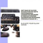 Gift Bag Of 24 Pcs Makeup Brush Sets Professional Cosmetics Brushes Eyebrow Powder Foundation Shadows Pinceaux Make Up Tools by@Outfy