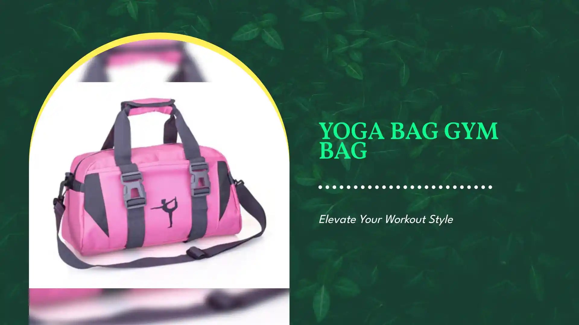 Yoga bag gym bag by@Outfy