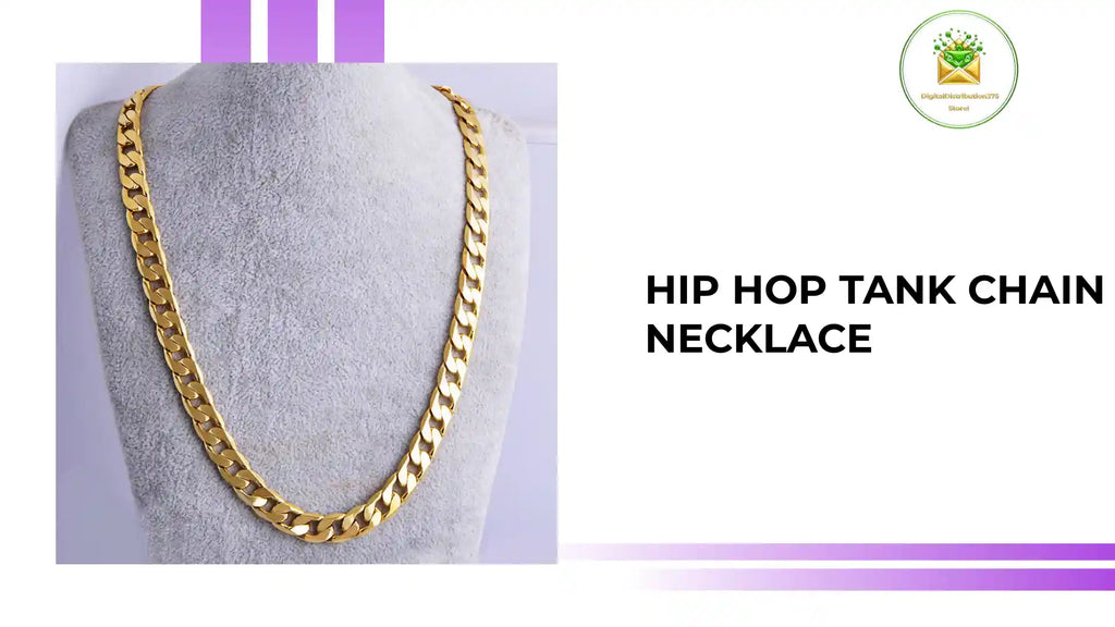 Hip Hop Tank Chain Necklace by@Outfy