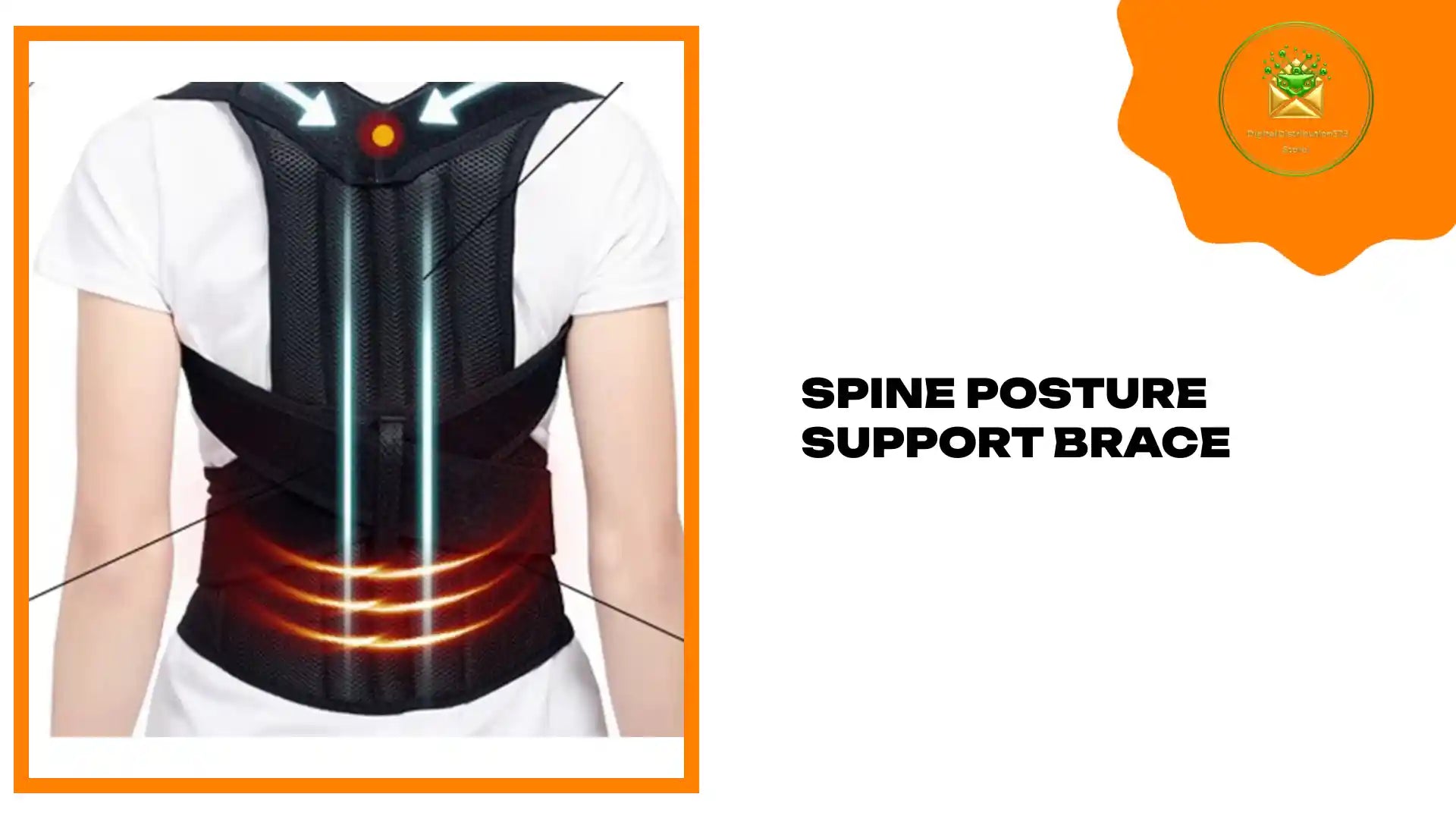Spine Posture Support Brace by@Outfy
