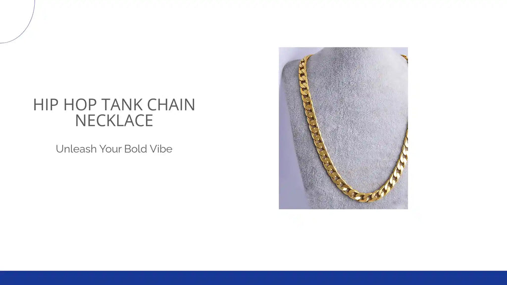 Hip Hop Tank Chain Necklace by@Outfy