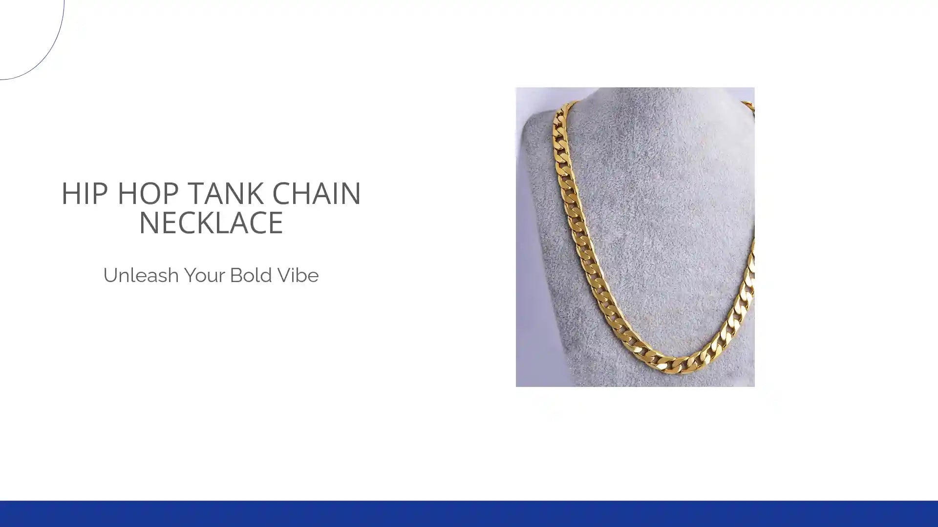 Hip Hop Tank Chain Necklace by@Outfy