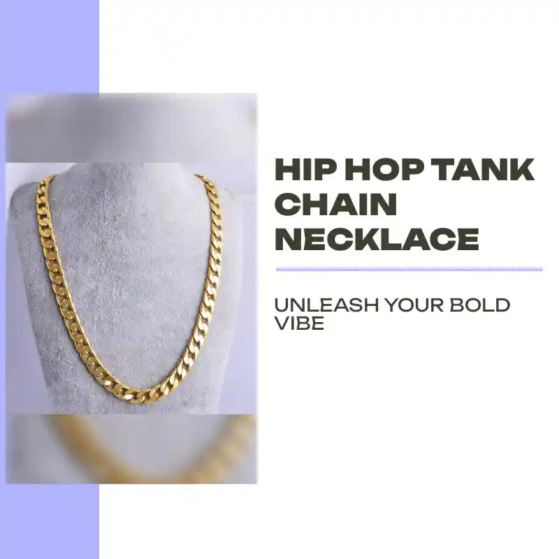 Hip Hop Tank Chain Necklace by@Outfy