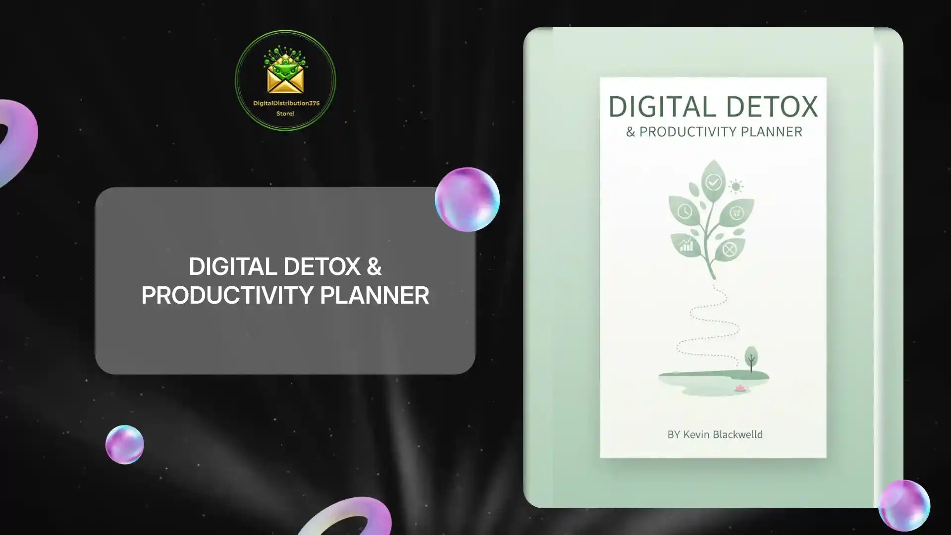 Digital Detox &amp; Productivity Planner by@Outfy