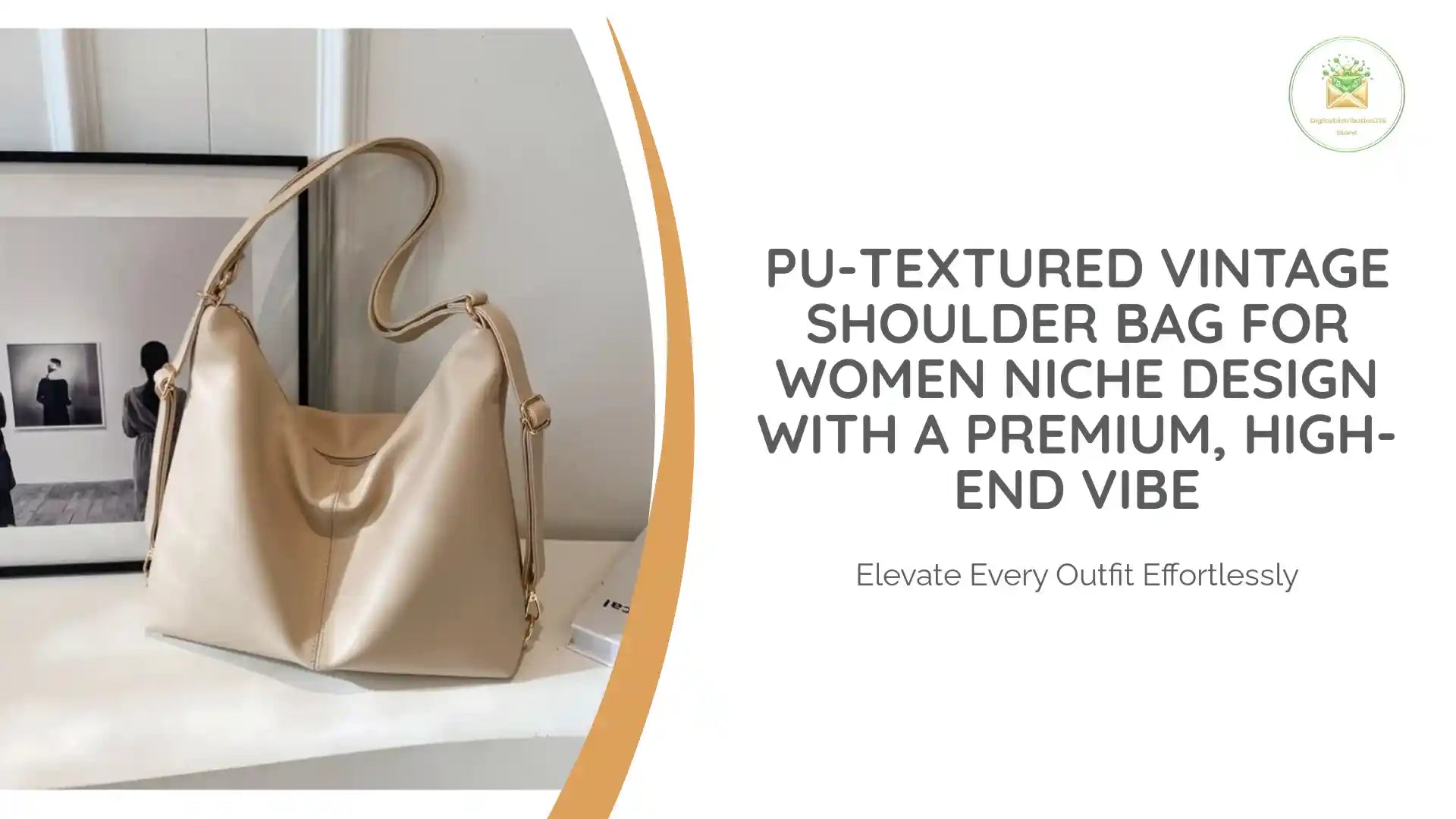 PU-textured Vintage Shoulder Bag For Women Niche Design With A Premium, High-end Vibe by@Outfy