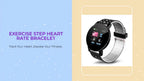 Exercise step heart rate bracelet by@Outfy