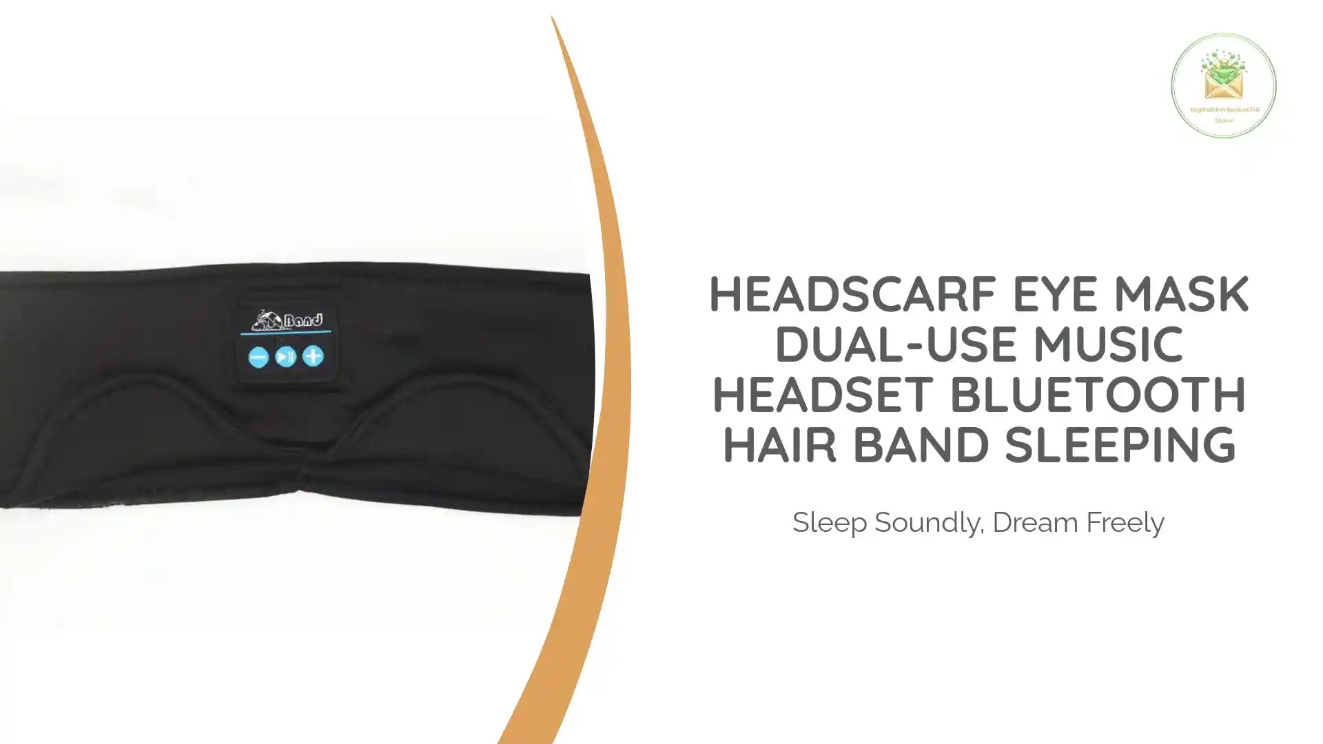 Headscarf Eye Mask Dual-use Music Headset Bluetooth Hair Band Sleeping by@Outfy