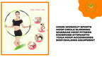 Home Workout Sports Hoop Circle Slimming Massage Hoop Fitness Excercise Gymnastic Yoga Hoop Accessories Bodybuilding Equipment by@Outfy