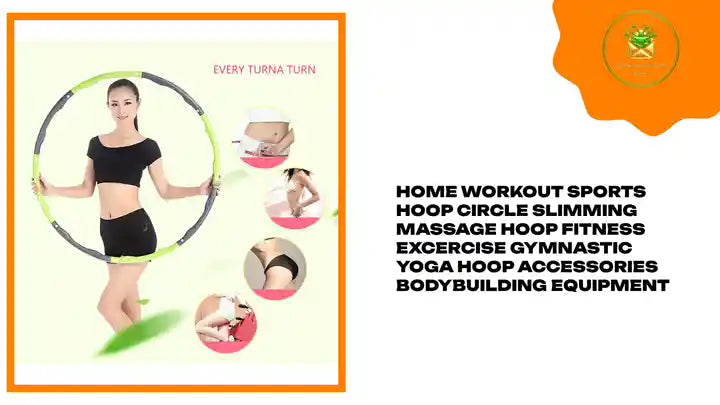 Home Workout Sports Hoop Circle Slimming Massage Hoop Fitness Excercise Gymnastic Yoga Hoop Accessories Bodybuilding Equipment by@Outfy