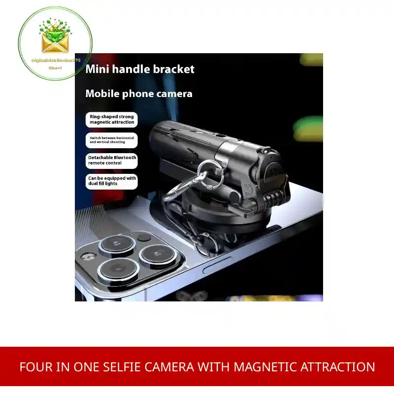 Four In One Selfie Camera With Magnetic Attraction by@Outfy