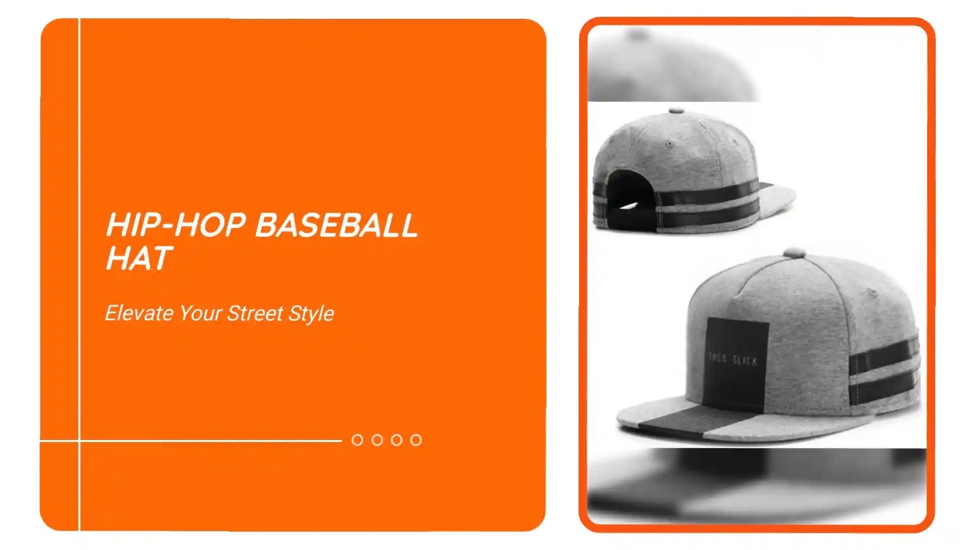 Hip-hop baseball hat by@Outfy