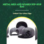 Metal men and women hip-hop hat by@Outfy