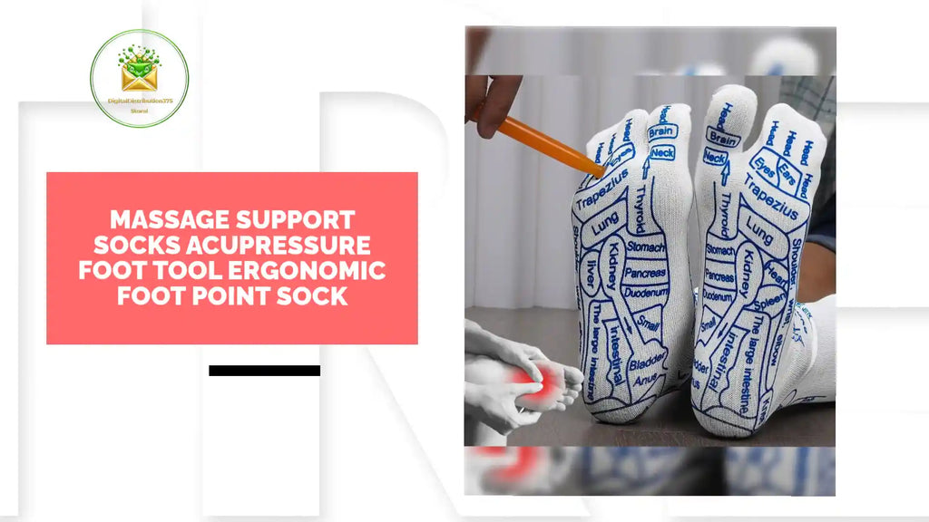Massage Support Socks Acupressure Foot Tool Ergonomic Foot Point Sock by@Outfy