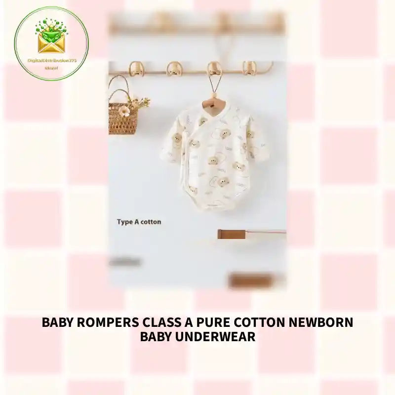 Baby Rompers Class A Pure Cotton Newborn Baby Underwear by@Outfy