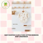 Baby Rompers Class A Pure Cotton Newborn Baby Underwear by@Outfy