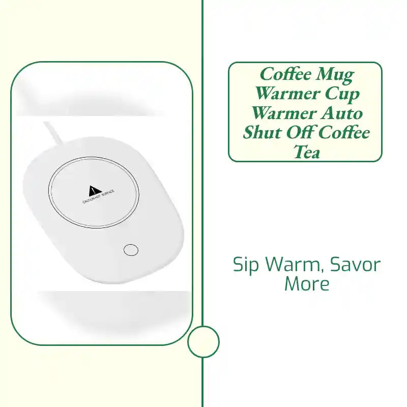 Coffee Mug Warmer Cup Warmer Auto Shut Off Coffee Tea by@Outfy
