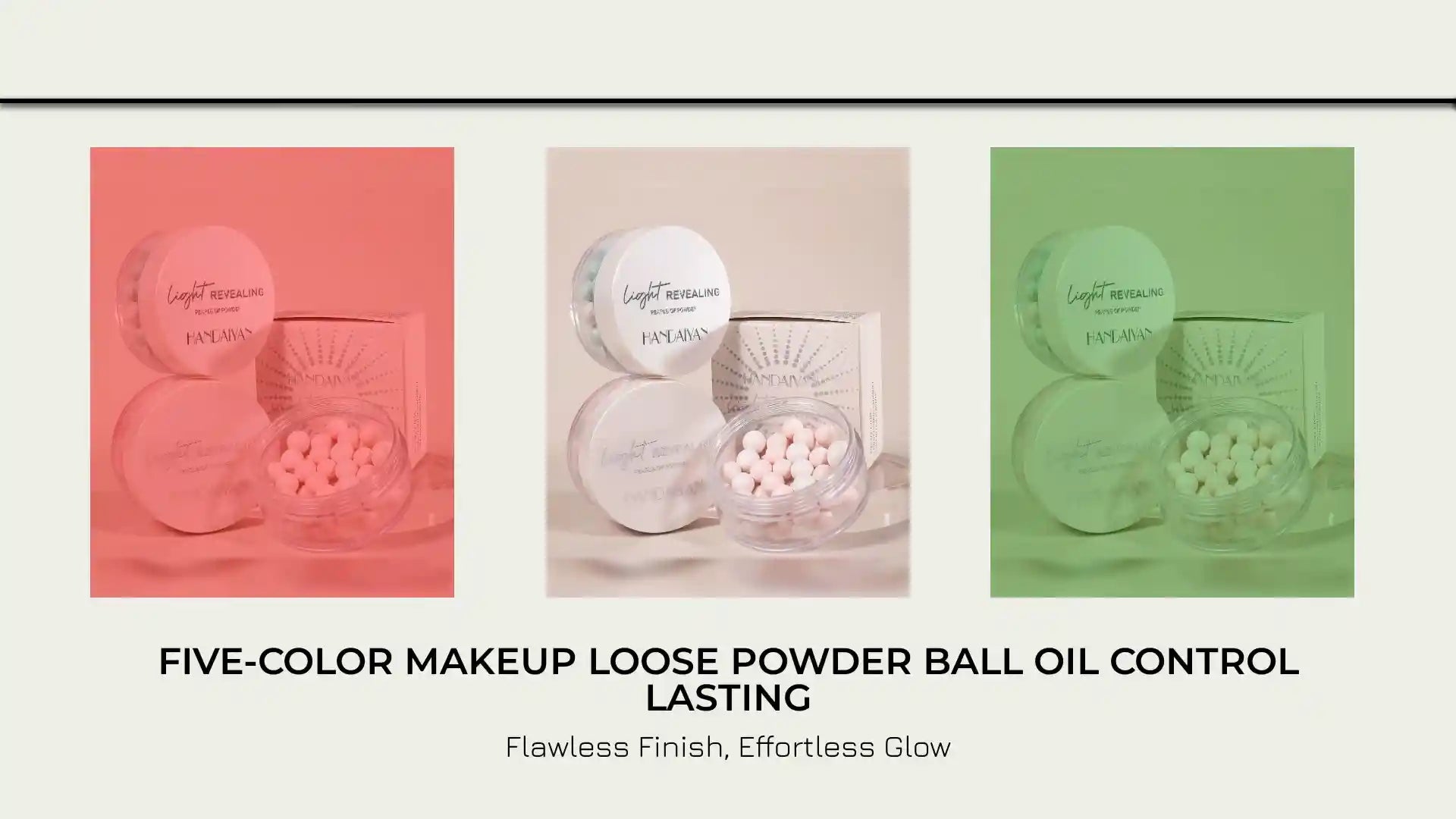 Five-Color Makeup Loose Powder Ball Oil Control Lasting by@Outfy