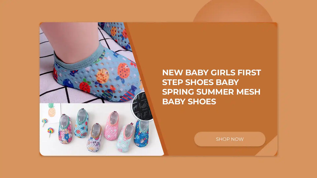 New Baby Girls First Step Shoes Baby Spring Summer Mesh Baby Shoes by@Outfy