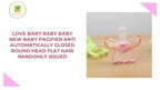 Love baby baby baby new baby pacifier anti automatically closed round head flat hair randomly issued by@Outfy