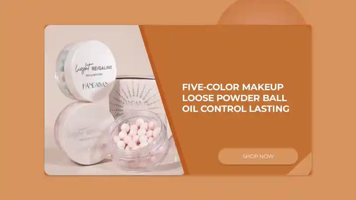 Five-Color Makeup Loose Powder Ball Oil Control Lasting by@Outfy