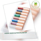 PHOFAY Liquid Glitter Eyeliner Set by@Outfy