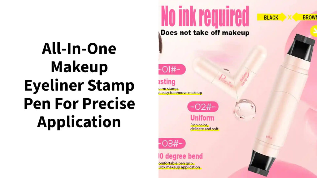 All-in-one Makeup Eyeliner Stamp Pen For Precise Application by@Outfy
