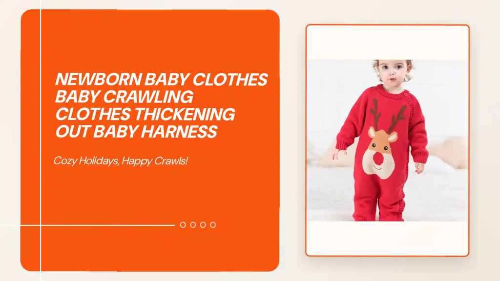 Newborn Baby Clothes Baby Crawling Clothes Thickening Out Baby Harness by@Outfy