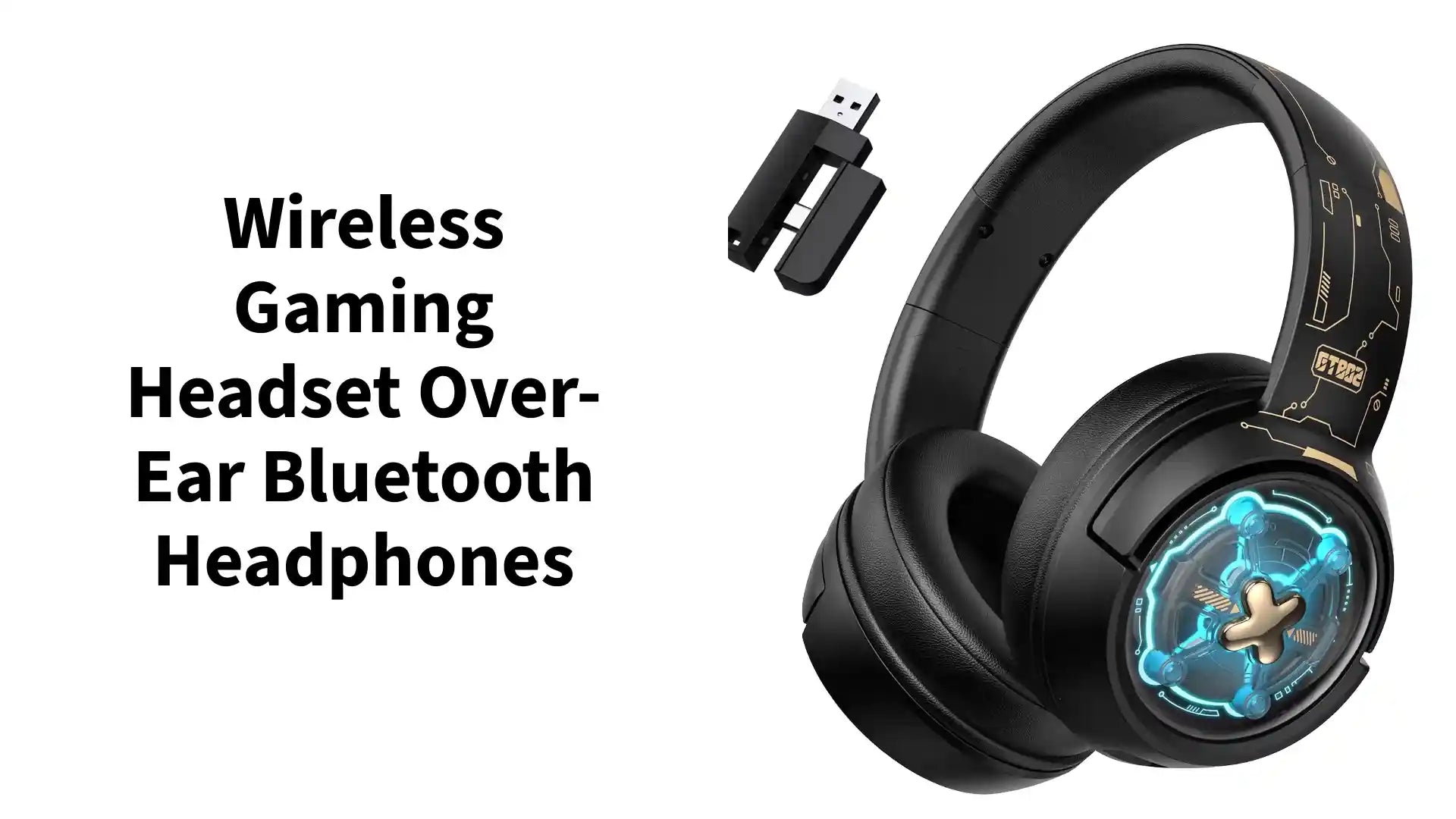 Wireless Gaming Headset Over-ear Bluetooth Headphones by@Outfy
