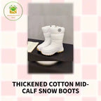 Thickened Cotton Mid-calf Snow Boots by@Outfy