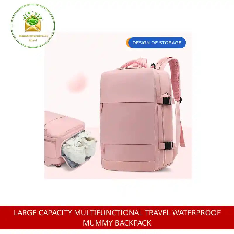 Large Capacity Multifunctional Travel Waterproof Mummy Backpack by@Outfy