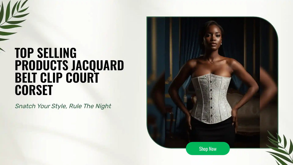 Top Selling Products Jacquard Belt Clip Court Corset by@Outfy