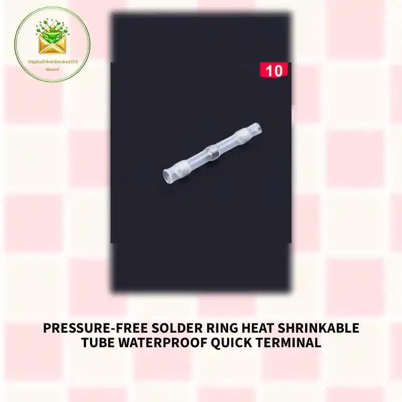 Pressure-Free Solder Ring Heat Shrinkable Tube Waterproof Quick Terminal by@Outfy
