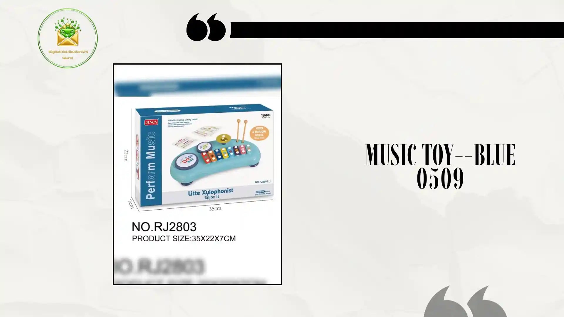 Music Toy--Blue 0509 by@Outfy