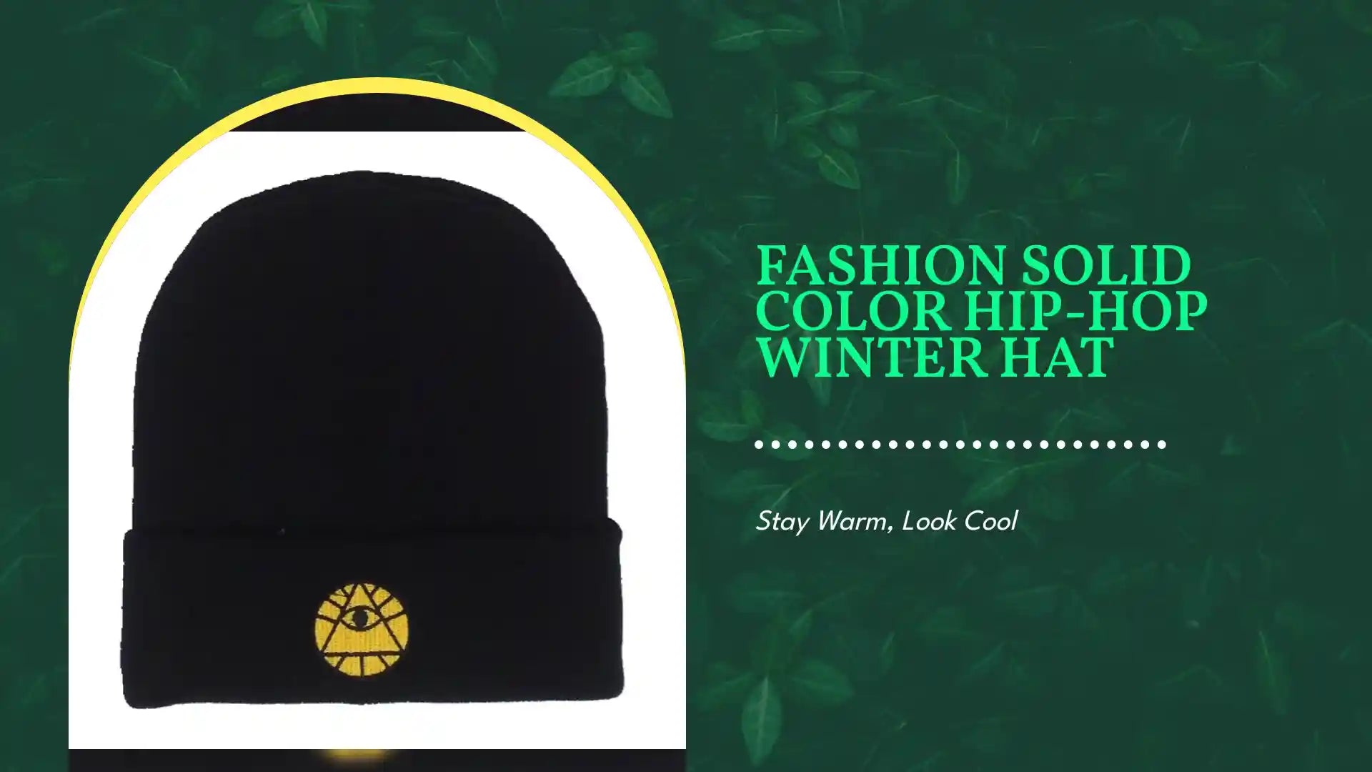 Fashion Solid Color Hip-hop Winter Hat by@Outfy