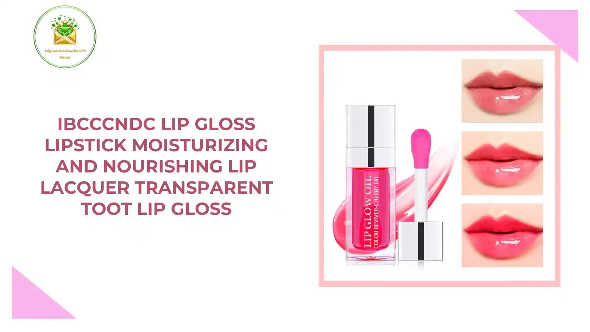 Ibcccndc Lip Gloss Lipstick Moisturizing And Nourishing Lip Lacquer Transparent Toot Lip Gloss by@Outfy