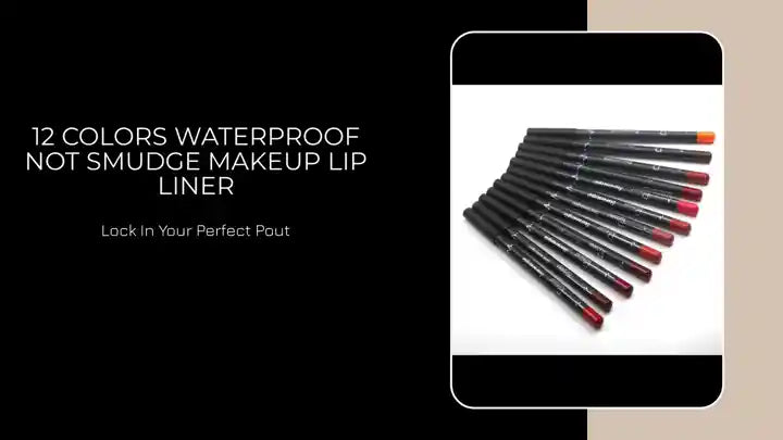 12 Colors Waterproof Not Smudge Makeup Lip Liner by@Outfy