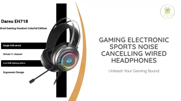 Gaming Electronic Sports Noise Cancelling Wired Headphones by@Outfy