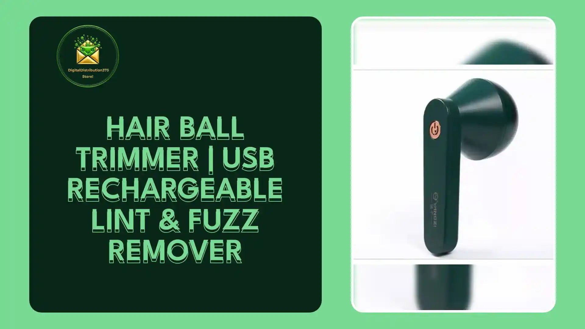 Hair Ball Trimmer | USB Rechargeable Lint &amp; Fuzz Remover by@Outfy