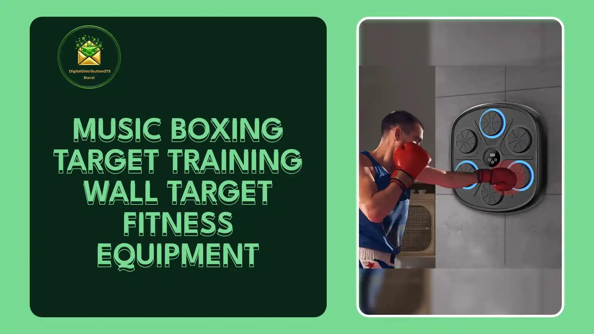 Music Boxing Target Training Wall Target Fitness Equipment by@Outfy