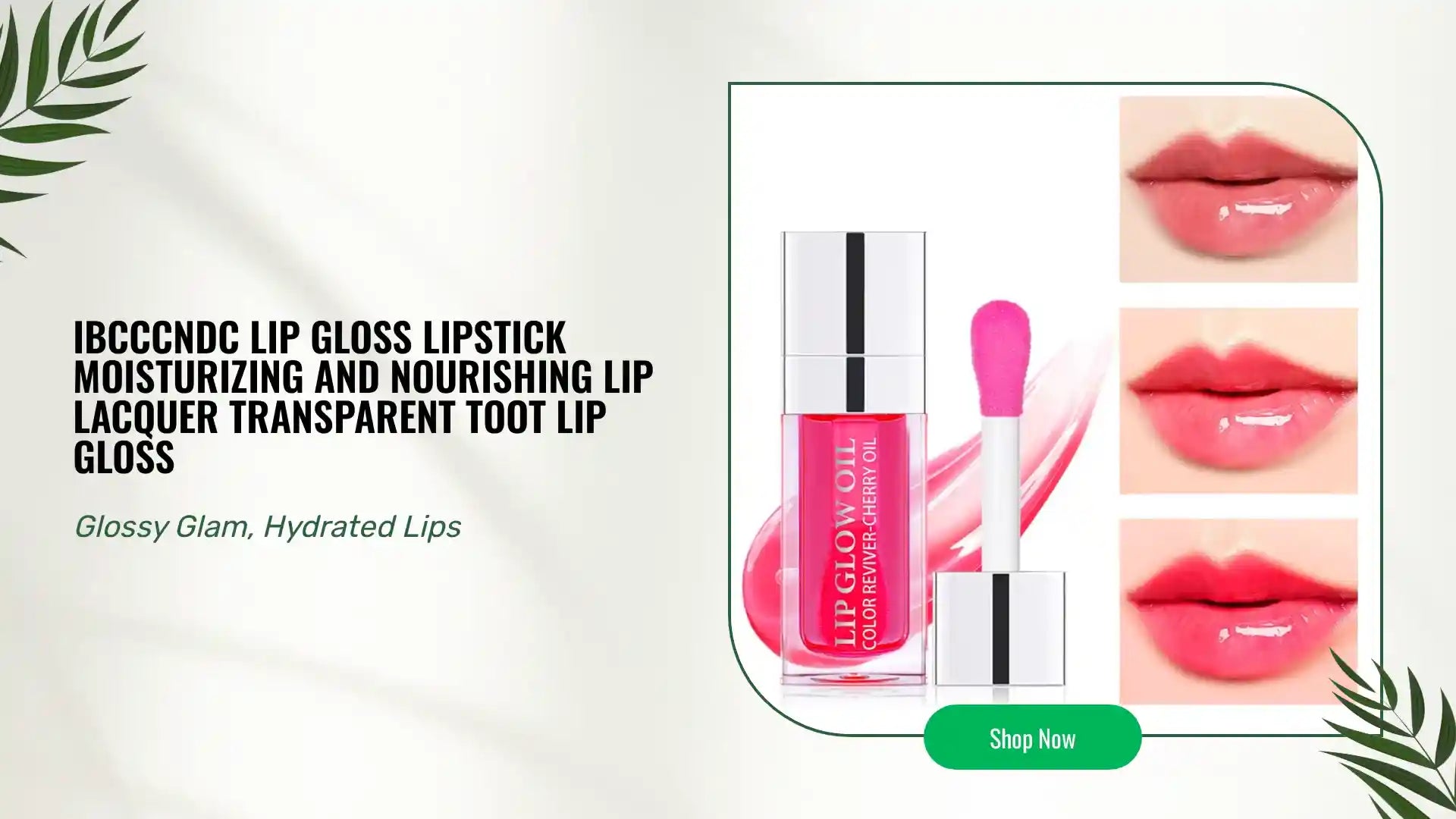 Ibcccndc Lip Gloss Lipstick Moisturizing And Nourishing Lip Lacquer Transparent Toot Lip Gloss by@Outfy