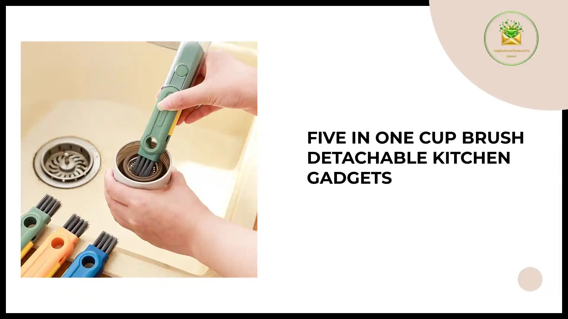 Five In One Cup Brush Detachable Kitchen Gadgets by@Outfy